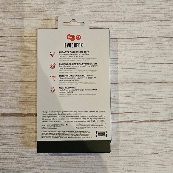 Tech 21 Samsung Galaxy S22 EVO Check  Case - Black - Picture 6 of 6